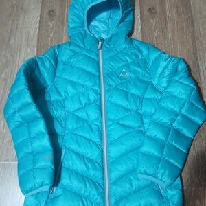Kids Teal Puffer Jacket